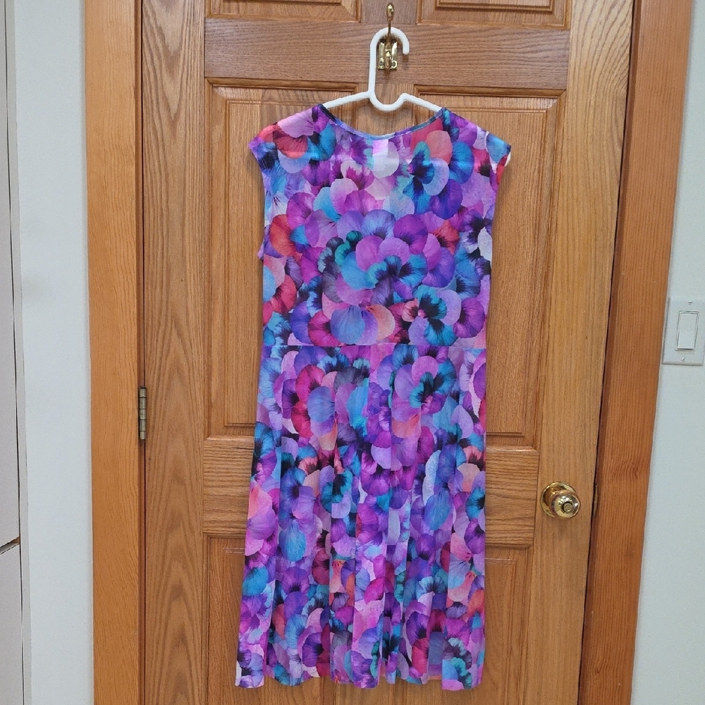 Profile by Gottex by Women's Hankerchief Hem Tunic Swimsuit Cover-up, L, NWT - Picture 5 of 16